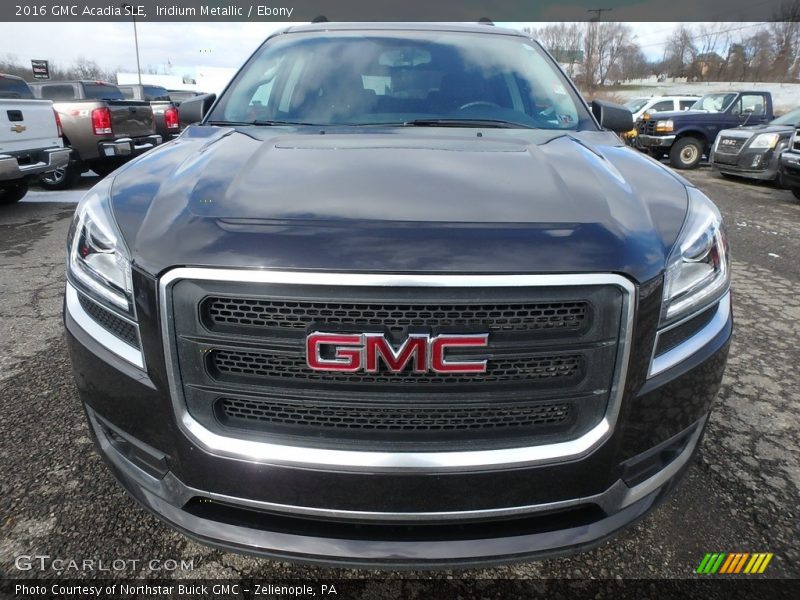 Iridium Metallic / Ebony 2016 GMC Acadia SLE