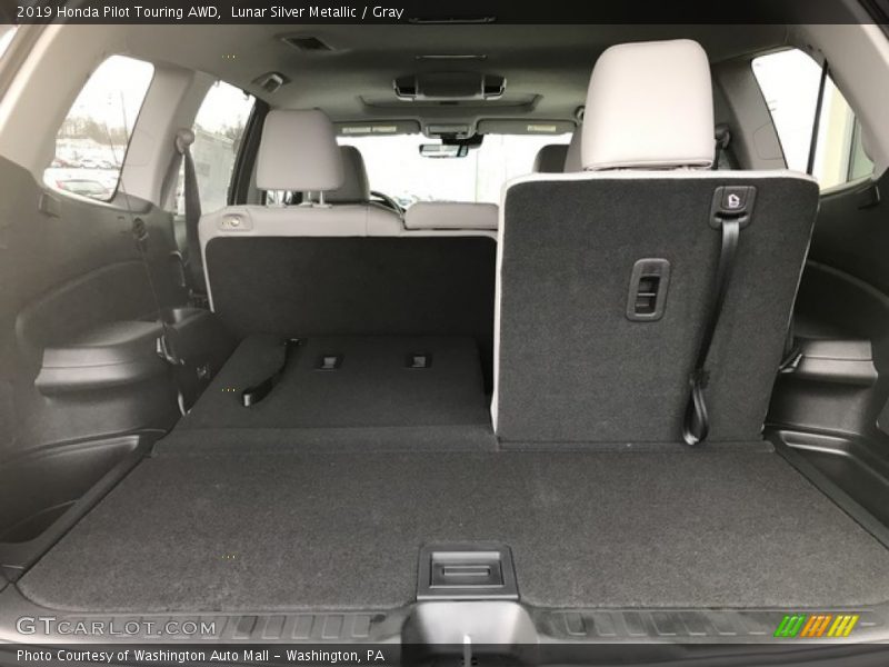 Lunar Silver Metallic / Gray 2019 Honda Pilot Touring AWD