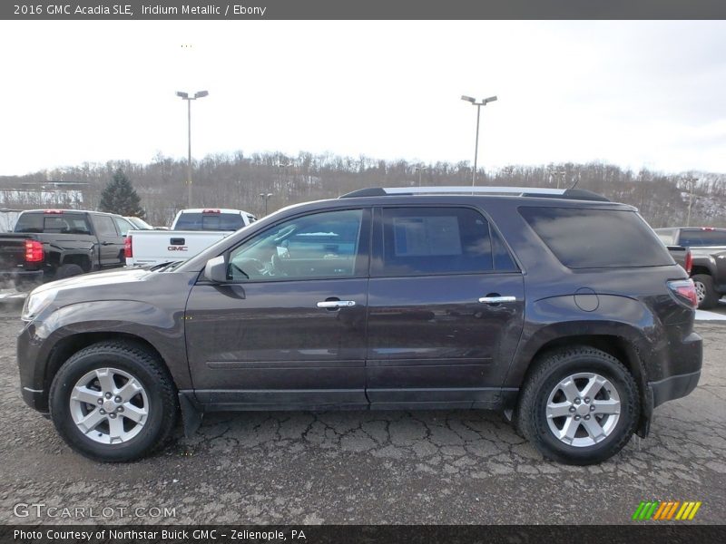 Iridium Metallic / Ebony 2016 GMC Acadia SLE