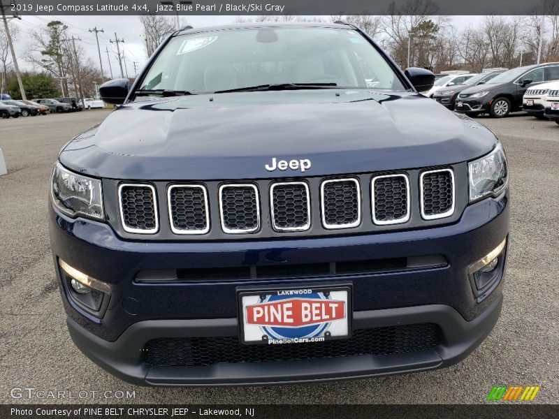 Jazz Blue Pearl / Black/Ski Gray 2019 Jeep Compass Latitude 4x4