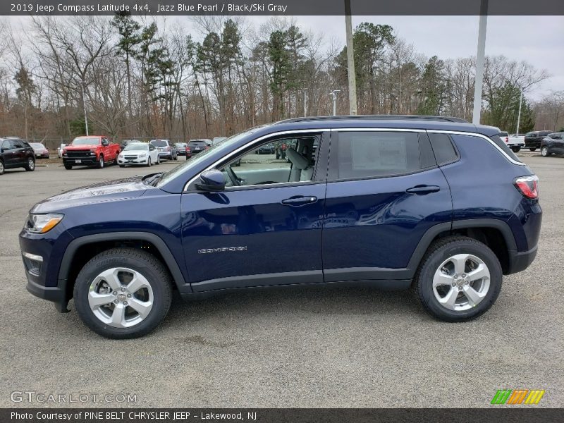 Jazz Blue Pearl / Black/Ski Gray 2019 Jeep Compass Latitude 4x4