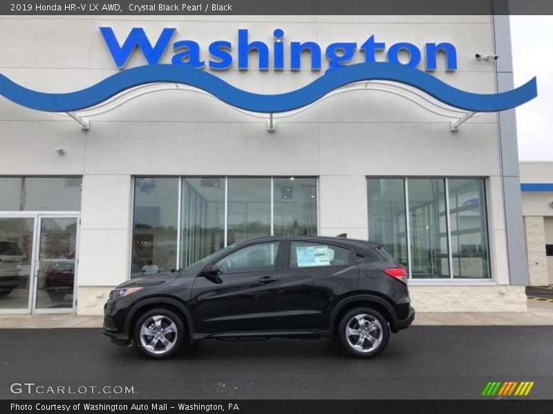 Crystal Black Pearl / Black 2019 Honda HR-V LX AWD