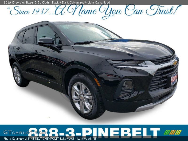 Black / Dark Galvanized/­Light Galvanized 2019 Chevrolet Blazer 2.5L Cloth