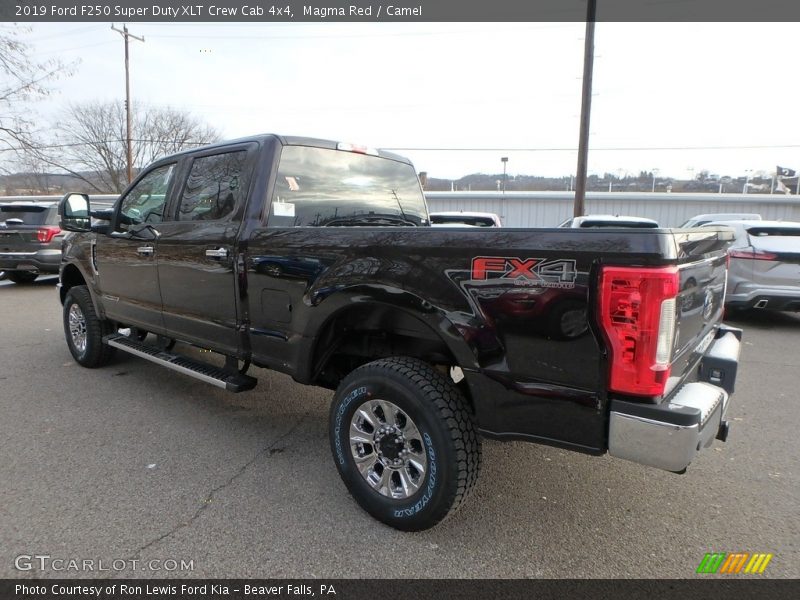 Magma Red / Camel 2019 Ford F250 Super Duty XLT Crew Cab 4x4