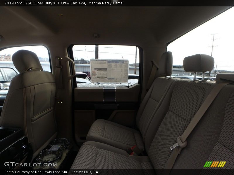 Magma Red / Camel 2019 Ford F250 Super Duty XLT Crew Cab 4x4