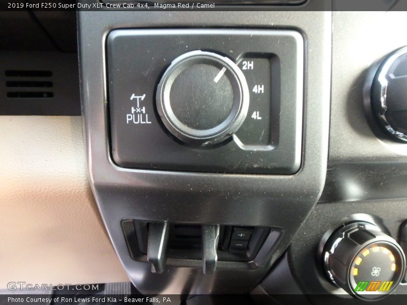 Controls of 2019 F250 Super Duty XLT Crew Cab 4x4