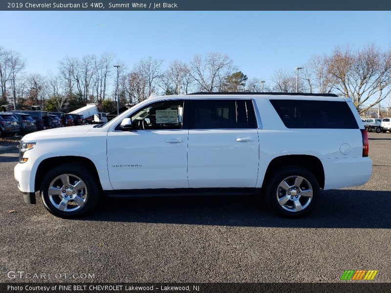 Summit White / Jet Black 2019 Chevrolet Suburban LS 4WD