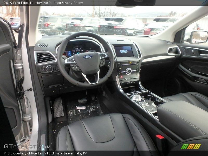  2019 Edge Titanium AWD Ebony Interior