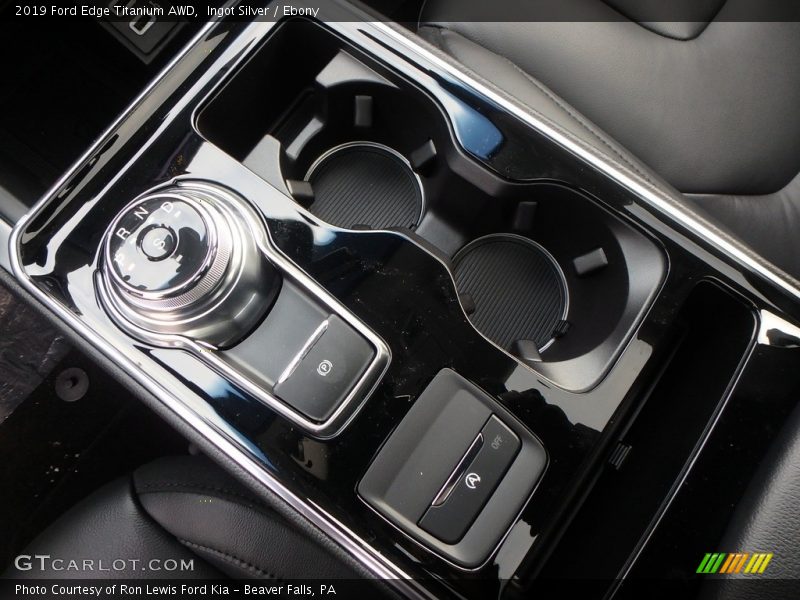 Ingot Silver / Ebony 2019 Ford Edge Titanium AWD