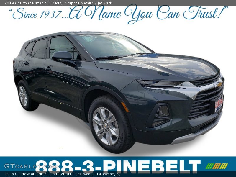Graphite Metallic / Jet Black 2019 Chevrolet Blazer 2.5L Cloth