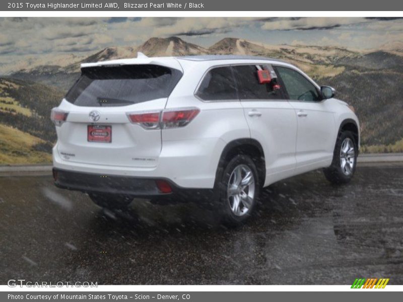Blizzard Pearl White / Black 2015 Toyota Highlander Limited AWD
