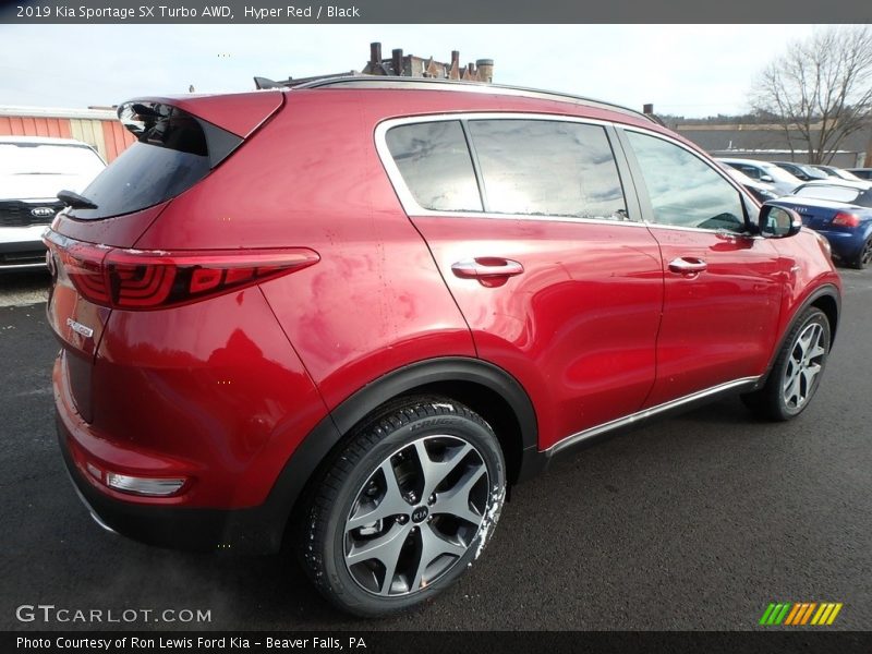 Hyper Red / Black 2019 Kia Sportage SX Turbo AWD