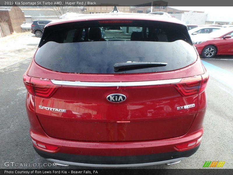 Hyper Red / Black 2019 Kia Sportage SX Turbo AWD