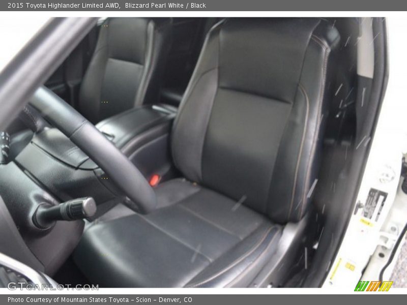 Blizzard Pearl White / Black 2015 Toyota Highlander Limited AWD