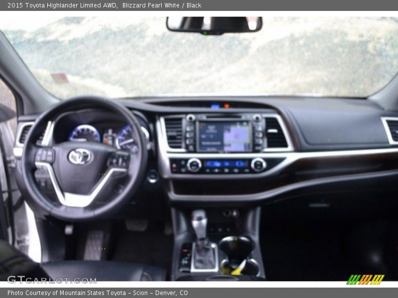 Blizzard Pearl White / Black 2015 Toyota Highlander Limited AWD