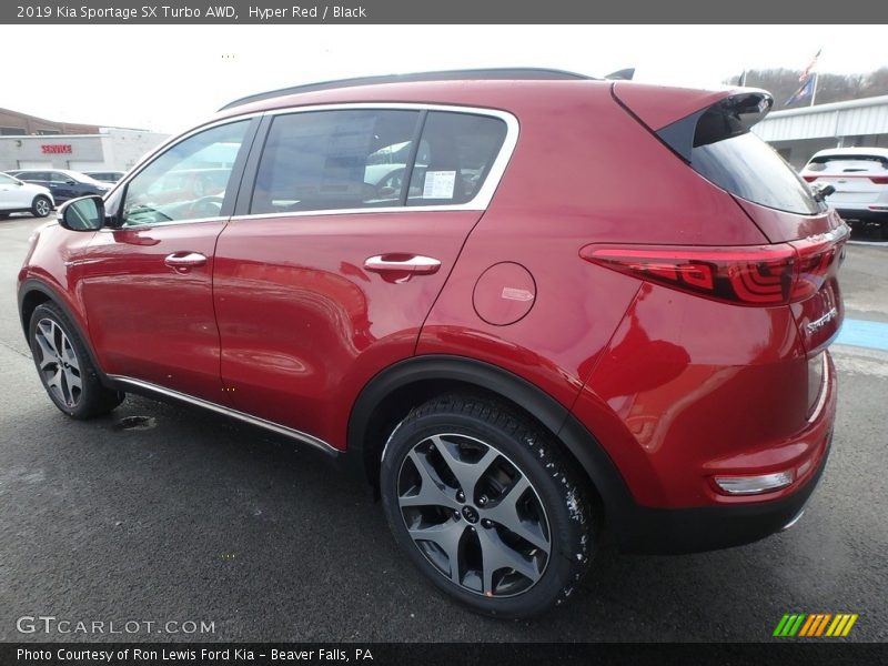 Hyper Red / Black 2019 Kia Sportage SX Turbo AWD