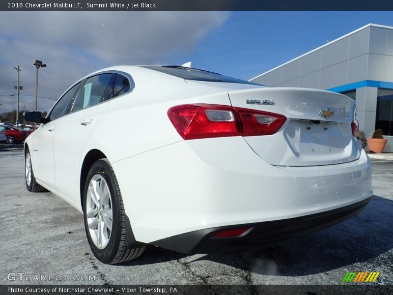 Summit White / Jet Black 2016 Chevrolet Malibu LT