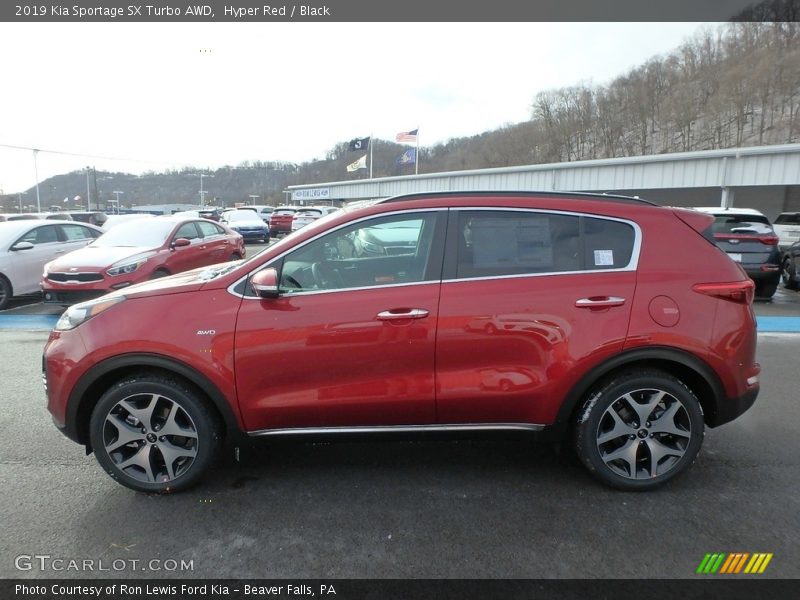  2019 Sportage SX Turbo AWD Hyper Red