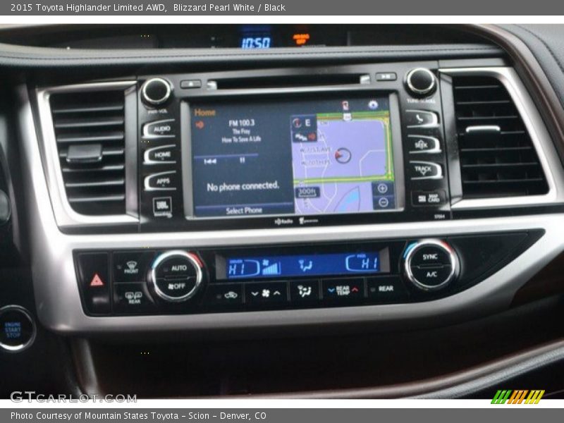 Blizzard Pearl White / Black 2015 Toyota Highlander Limited AWD