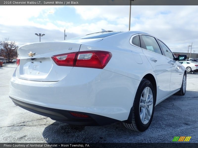 Summit White / Jet Black 2016 Chevrolet Malibu LT