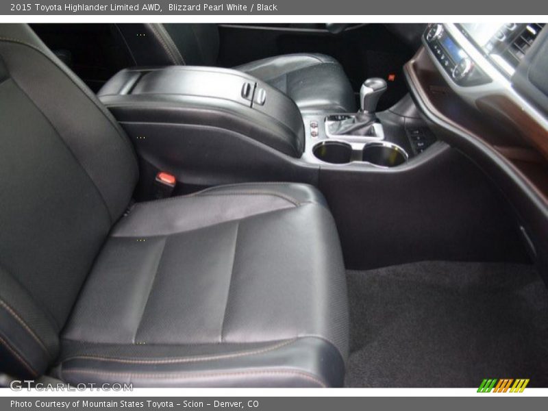 Blizzard Pearl White / Black 2015 Toyota Highlander Limited AWD