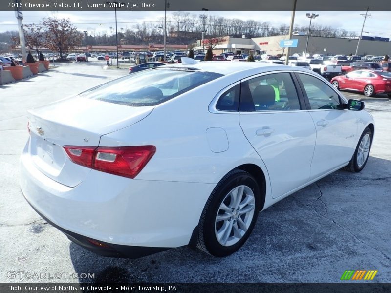 Summit White / Jet Black 2016 Chevrolet Malibu LT