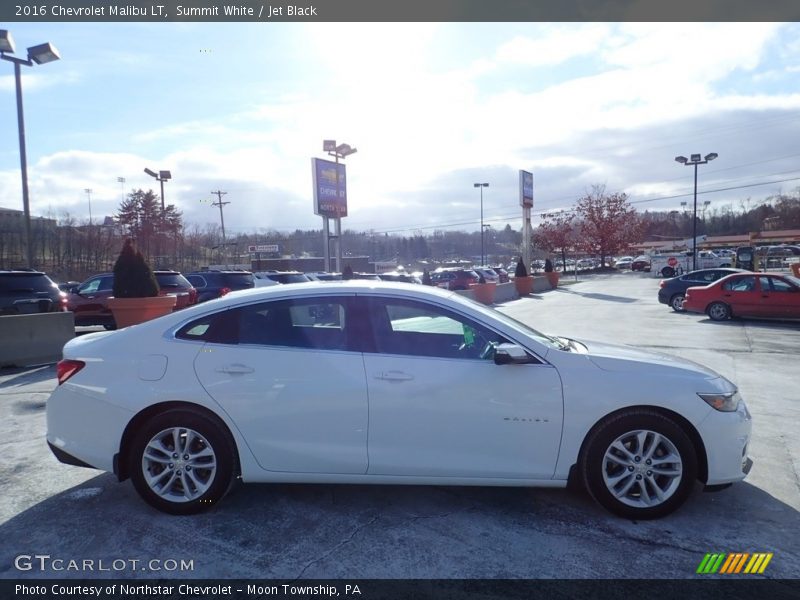 Summit White / Jet Black 2016 Chevrolet Malibu LT