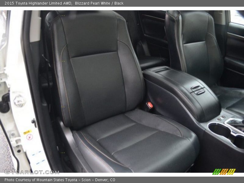 Blizzard Pearl White / Black 2015 Toyota Highlander Limited AWD