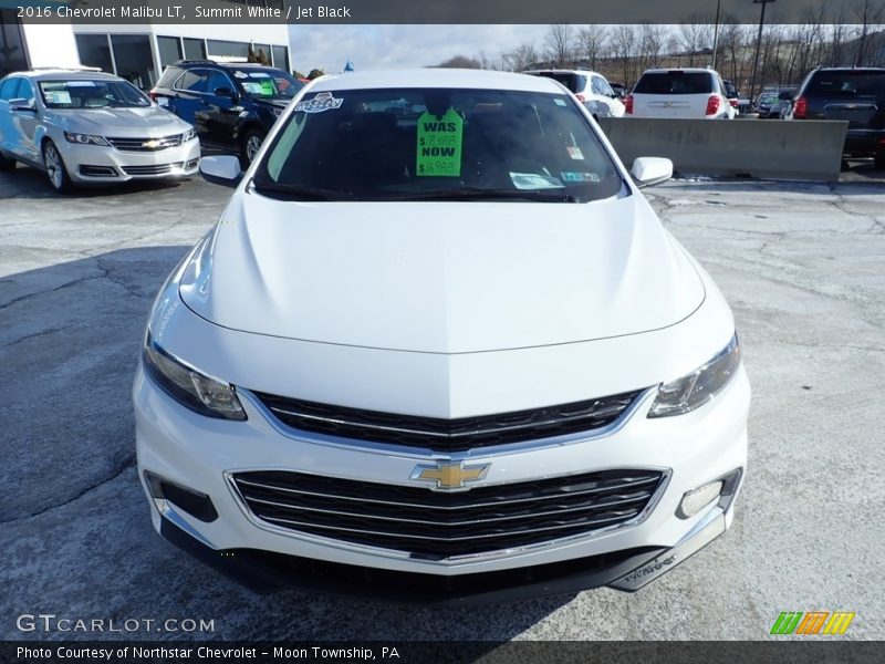 Summit White / Jet Black 2016 Chevrolet Malibu LT