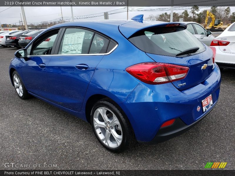 Kinetic Blue Metallic / Black 2019 Chevrolet Cruze Premier Hatchback