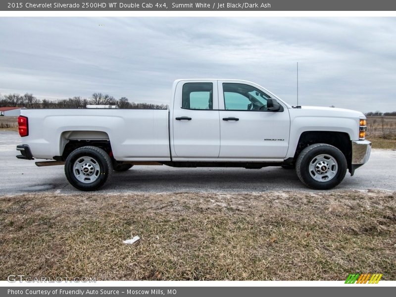 Summit White / Jet Black/Dark Ash 2015 Chevrolet Silverado 2500HD WT Double Cab 4x4