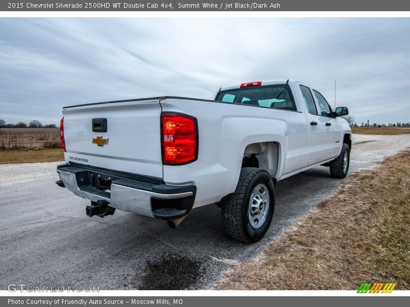Summit White / Jet Black/Dark Ash 2015 Chevrolet Silverado 2500HD WT Double Cab 4x4