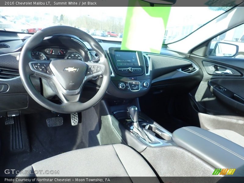Summit White / Jet Black 2016 Chevrolet Malibu LT