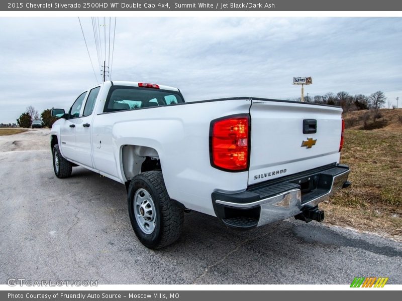 Summit White / Jet Black/Dark Ash 2015 Chevrolet Silverado 2500HD WT Double Cab 4x4