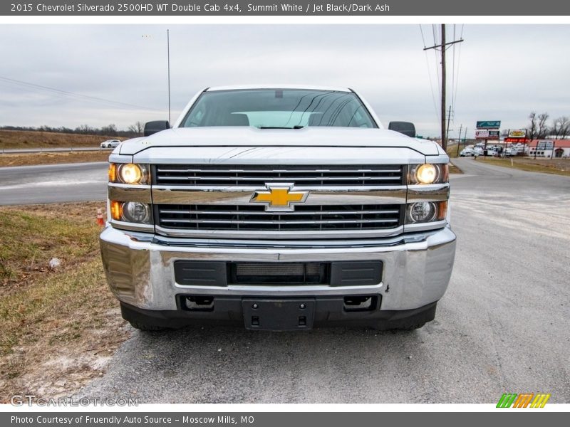 Summit White / Jet Black/Dark Ash 2015 Chevrolet Silverado 2500HD WT Double Cab 4x4