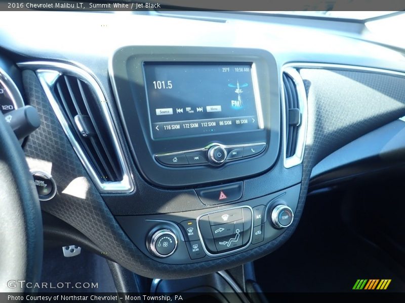 Summit White / Jet Black 2016 Chevrolet Malibu LT