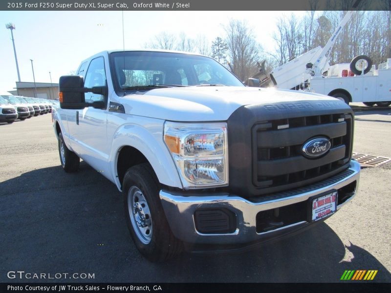 Oxford White / Steel 2015 Ford F250 Super Duty XL Super Cab