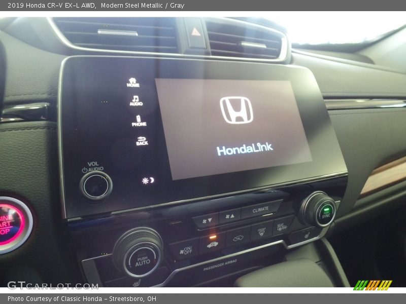 Modern Steel Metallic / Gray 2019 Honda CR-V EX-L AWD