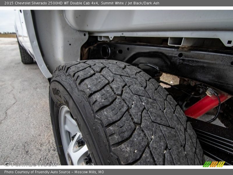 Summit White / Jet Black/Dark Ash 2015 Chevrolet Silverado 2500HD WT Double Cab 4x4