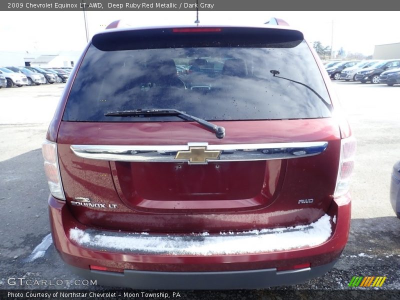 Deep Ruby Red Metallic / Dark Gray 2009 Chevrolet Equinox LT AWD