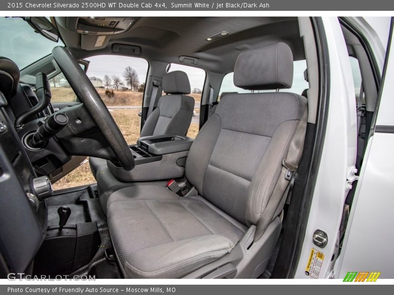 Summit White / Jet Black/Dark Ash 2015 Chevrolet Silverado 2500HD WT Double Cab 4x4