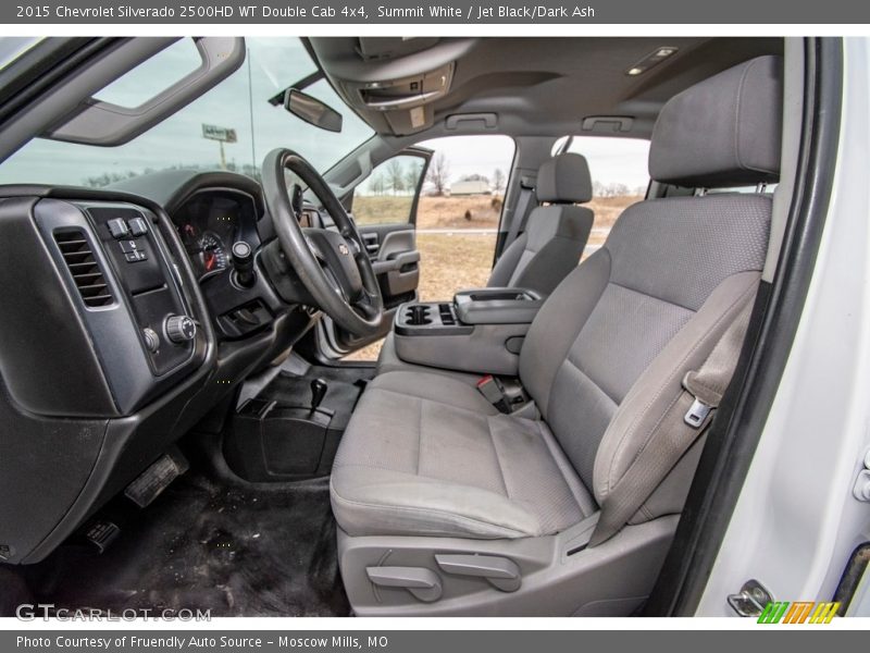 Summit White / Jet Black/Dark Ash 2015 Chevrolet Silverado 2500HD WT Double Cab 4x4