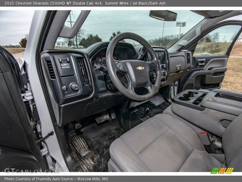 Summit White / Jet Black/Dark Ash 2015 Chevrolet Silverado 2500HD WT Double Cab 4x4