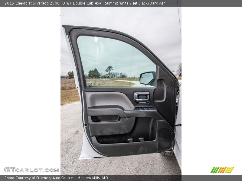 Summit White / Jet Black/Dark Ash 2015 Chevrolet Silverado 2500HD WT Double Cab 4x4