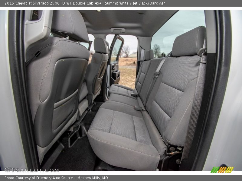 Summit White / Jet Black/Dark Ash 2015 Chevrolet Silverado 2500HD WT Double Cab 4x4