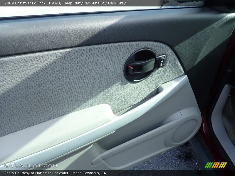 Deep Ruby Red Metallic / Dark Gray 2009 Chevrolet Equinox LT AWD