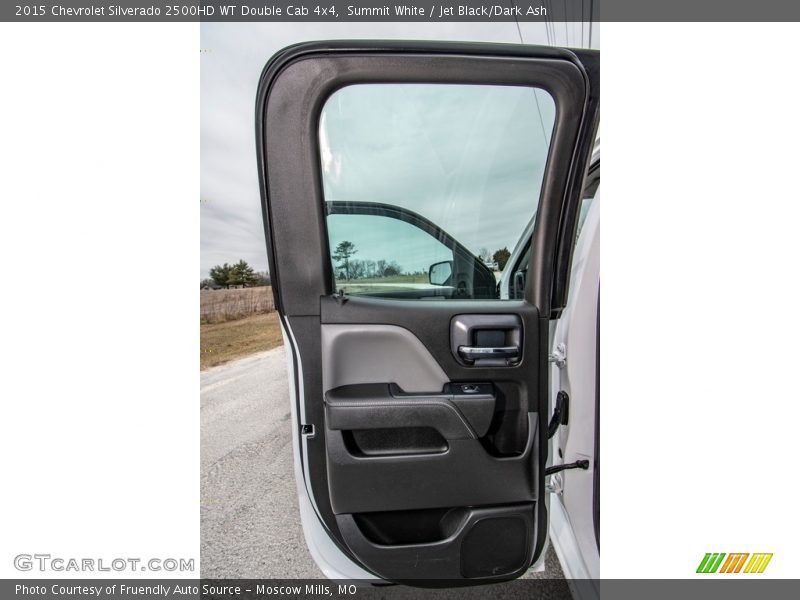 Summit White / Jet Black/Dark Ash 2015 Chevrolet Silverado 2500HD WT Double Cab 4x4