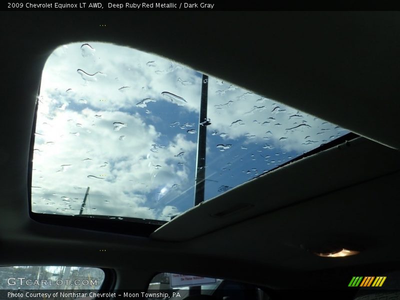 Deep Ruby Red Metallic / Dark Gray 2009 Chevrolet Equinox LT AWD