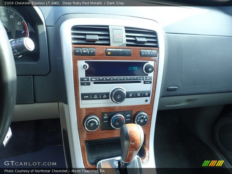 Deep Ruby Red Metallic / Dark Gray 2009 Chevrolet Equinox LT AWD