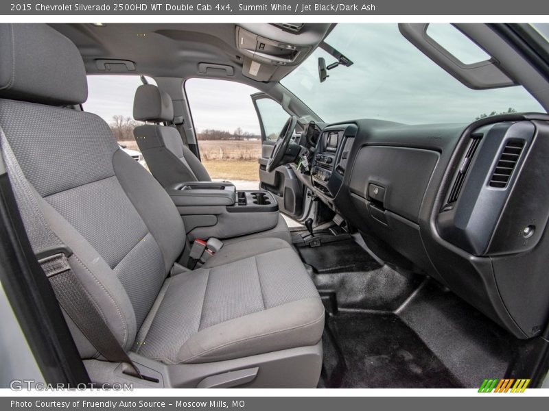 Summit White / Jet Black/Dark Ash 2015 Chevrolet Silverado 2500HD WT Double Cab 4x4
